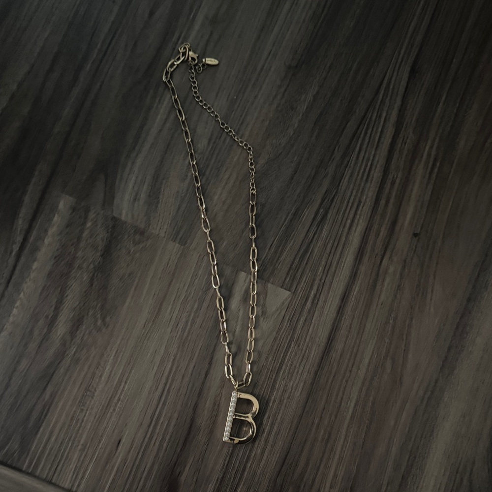 Ettika Gold Initial B Necklace